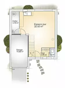 Maison neuve, 83 m²