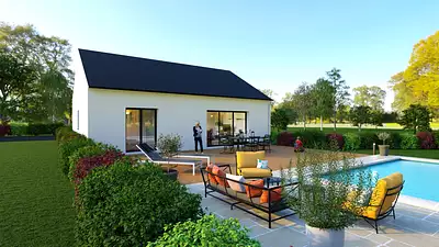 Maison neuve, 80 m²