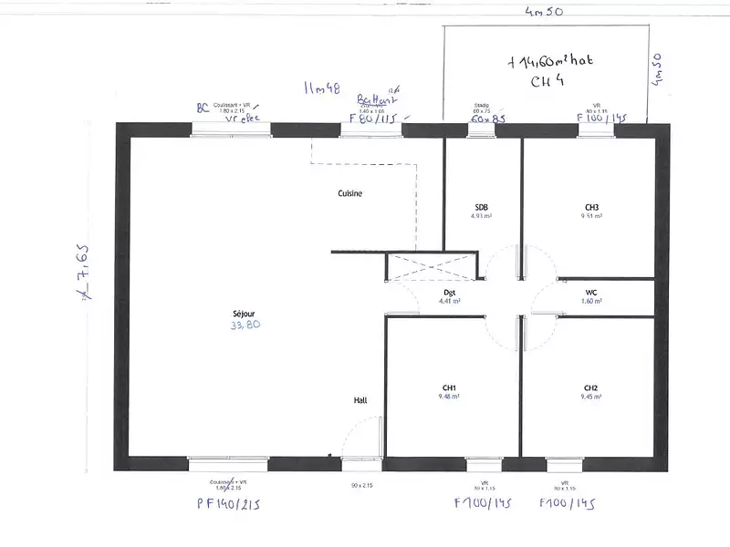 Maison neuve, 84,73 m² - Cambronne-lès-Clermont (60290)