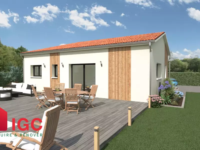 Maison neuve, 80 m² - Castets (40260)