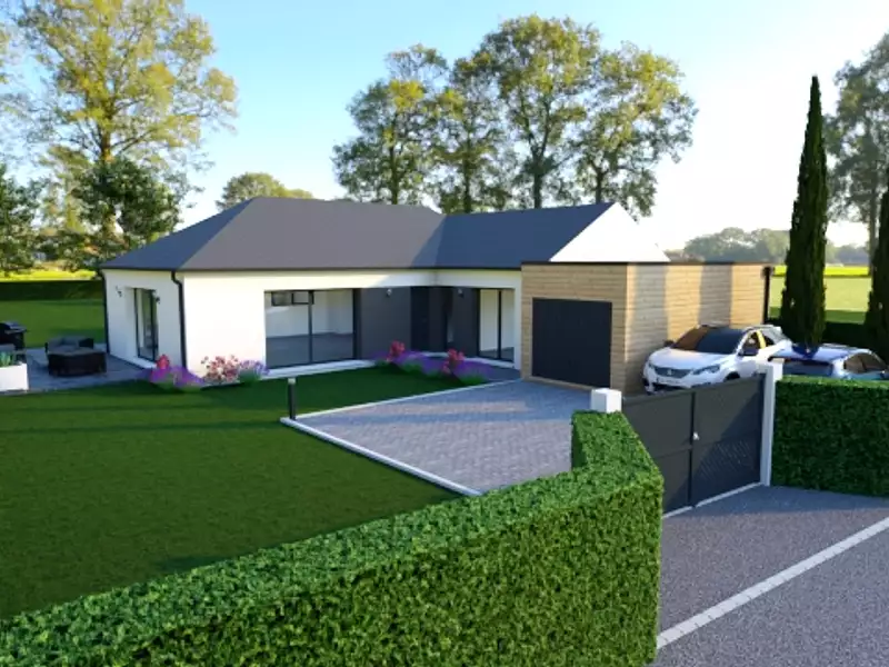 Maison neuve, 106,01 m² - Bouconvillers (60240)