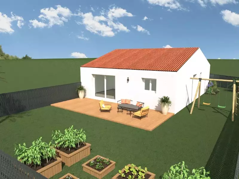 Maison neuve, 70 m² - Théza (66200)