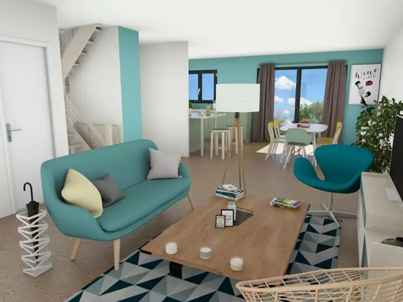 Maison neuve, 88 m² - Mont-Saint-Aignan (76130)