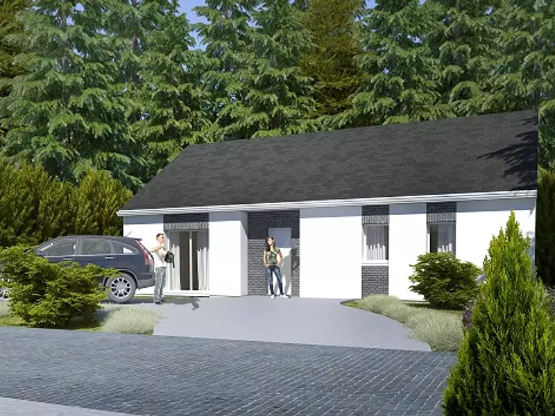 Maison neuve, 95,3 m² - Gauciel (27930)