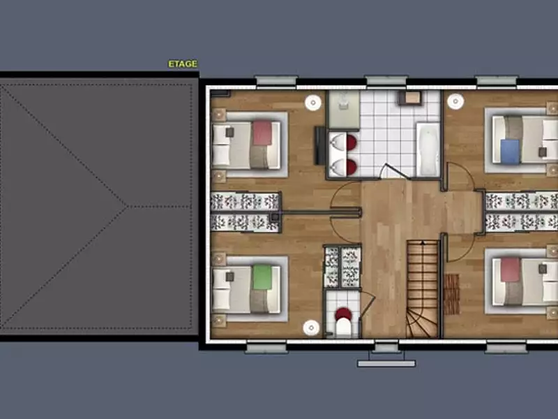 Maison neuve, 151 m² - Le Neubourg (27110)