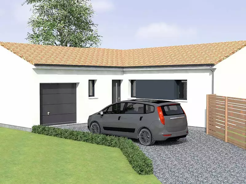 Maison neuve, 106,35 m² - Le Cellier (44850)