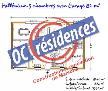 Maison neuve, 81 m²