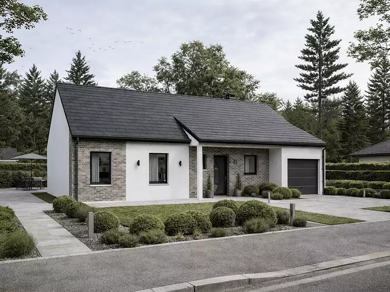 Maison neuve, 88,19 m² - Féchain (59247)