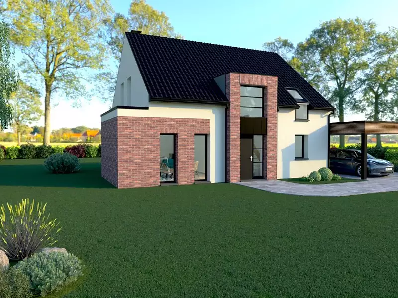 Maison neuve, 140 m² - Haillicourt (62940)