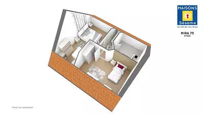 Maison neuve, 73 m²