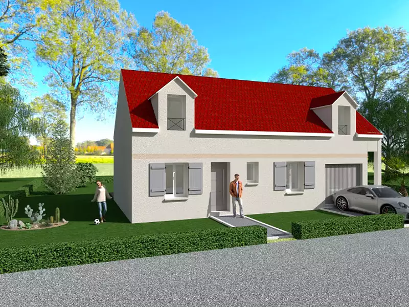Maison neuve, 90 m² - Vernouillet (28500)