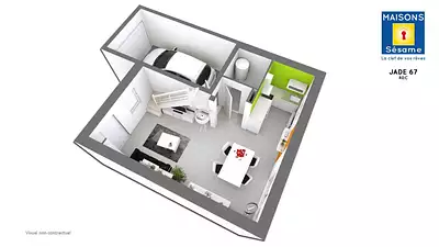 Maison neuve, 67 m²