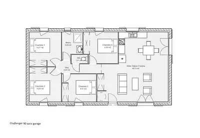 Maison neuve, 80 m²