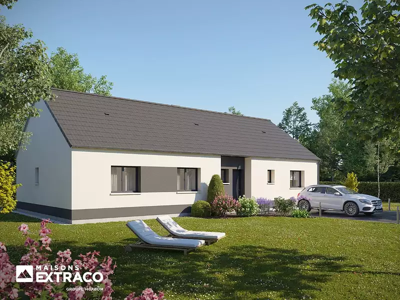 Maison neuve, 114 m² - Saint-Martin-aux-Chartrains (14130)