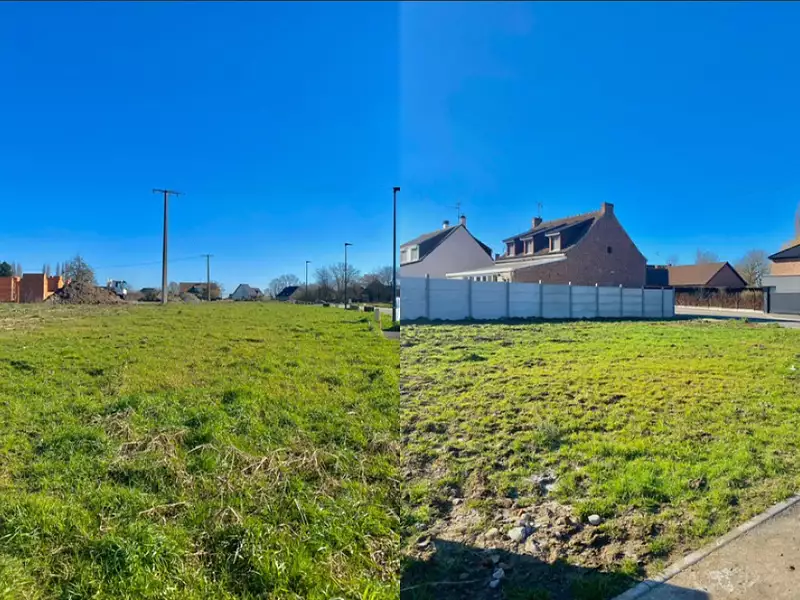 Terrain à bâtir, 600 m² - Mouchin (59310)