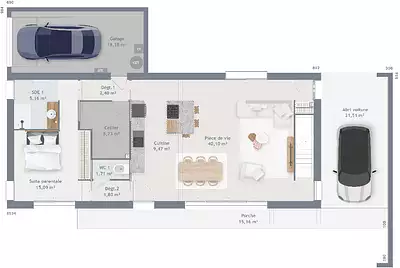 Maison neuve, 160 m²