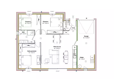 Maison neuve, 82 m²