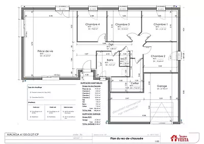 Maison neuve, 105 m²