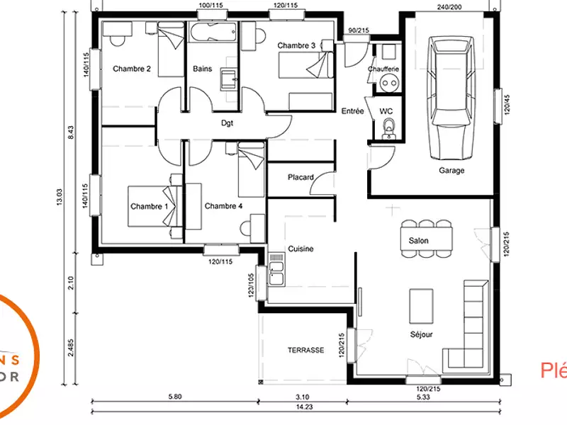 Maison neuve, 99 m² - Roderen (68800)