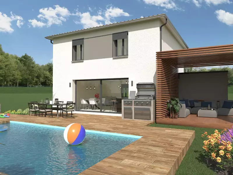 Maison neuve, 95 m² - Labarthe-Inard (31800)