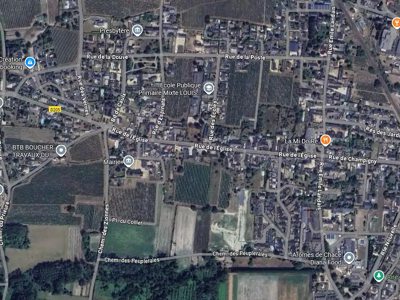Terrain à bâtir, 408 m² - Bellevigne-les-Châteaux (49260)