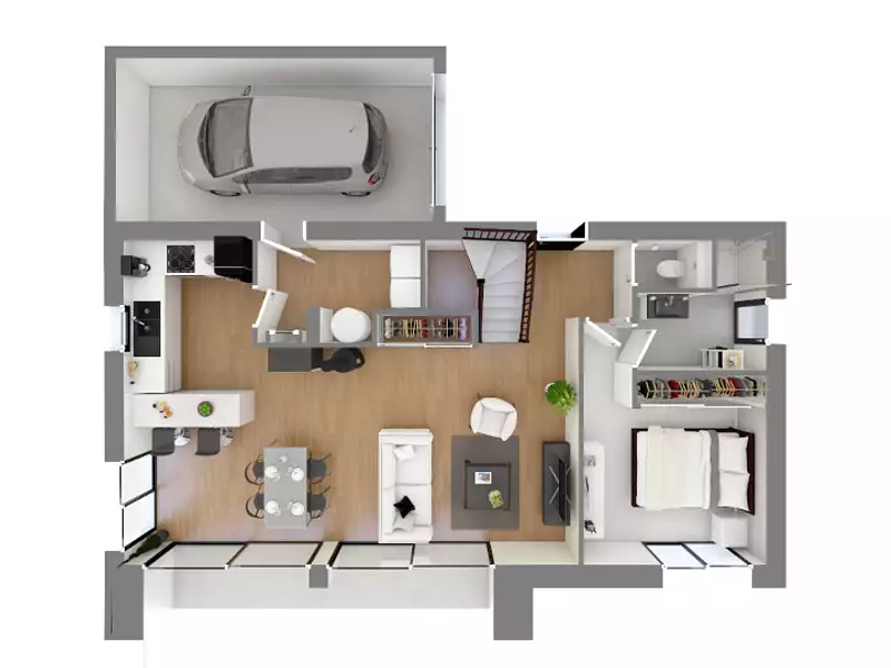 Maison neuve, 110 m² - Sainte-Foy-d'Aigrefeuille (31570)