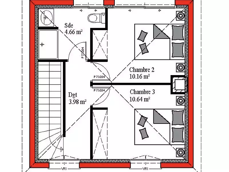 Maison neuve, 118 m² - Castelnau-de-Médoc (33480)