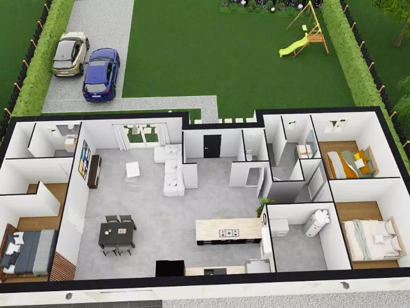 Maison neuve, 120 m² - Bourges (18000)