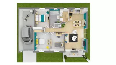 Maison neuve, 80 m²