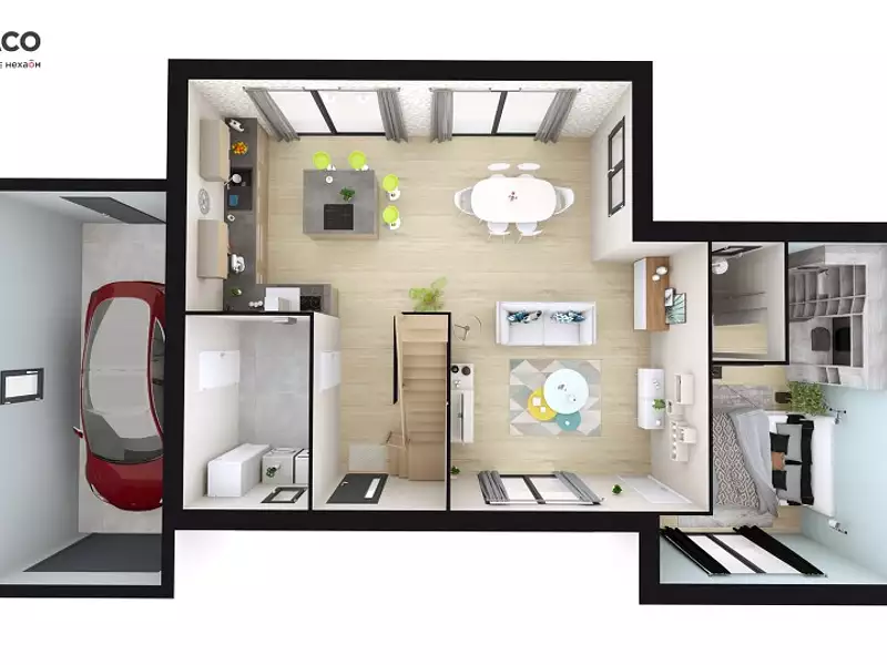 Maison neuve, 125 m² - Fresne-le-Plan (76520)