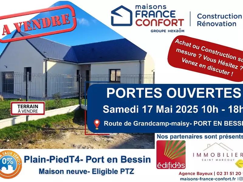 Maison neuve, 95 m² - Courseulles-sur-Mer (14470)
