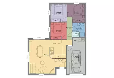 Maison neuve, 76 m²