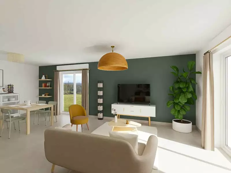 Maison neuve, 72 m² - Frichemesnil (76690)