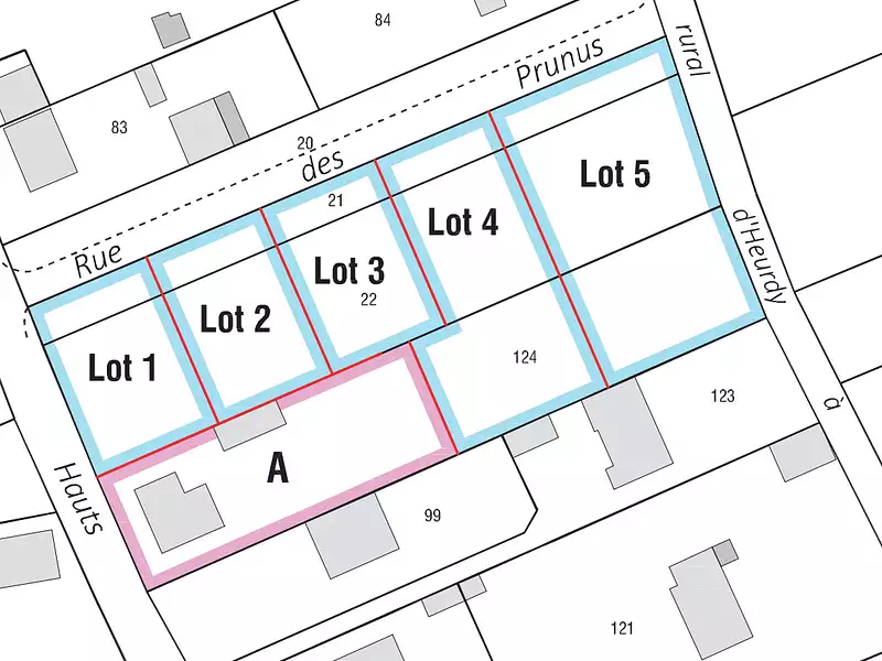 Terrain à bâtir, 621 m² - Boulay-les-Barres (45140)