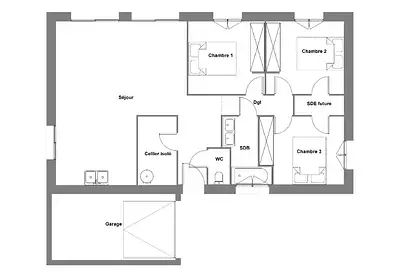 Maison neuve, 80 m²