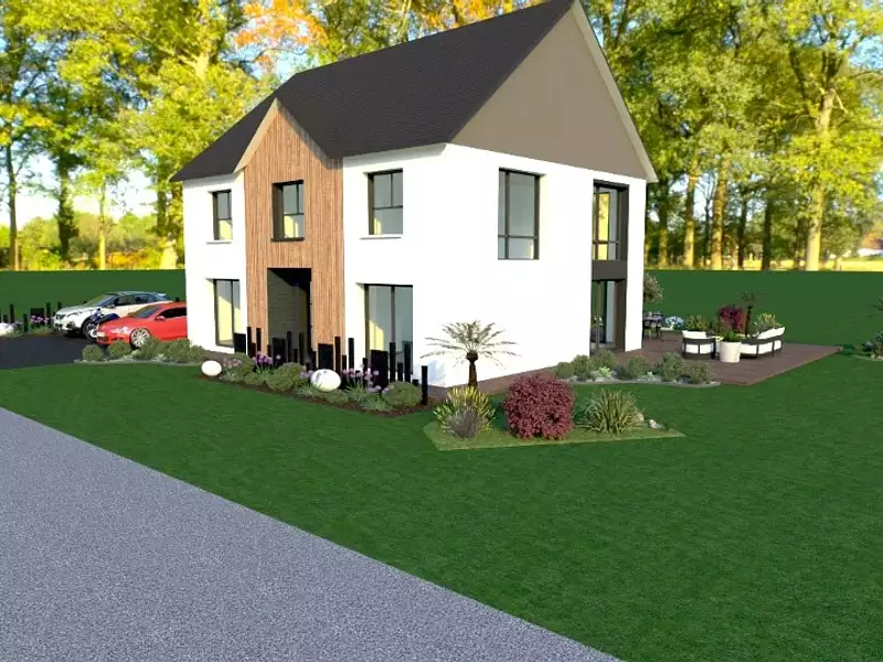 Maison neuve, 120 m² - Franqueville-Saint-Pierre (76520)