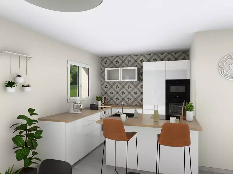 Maison neuve, 94 m² - Villeneuve (01480)