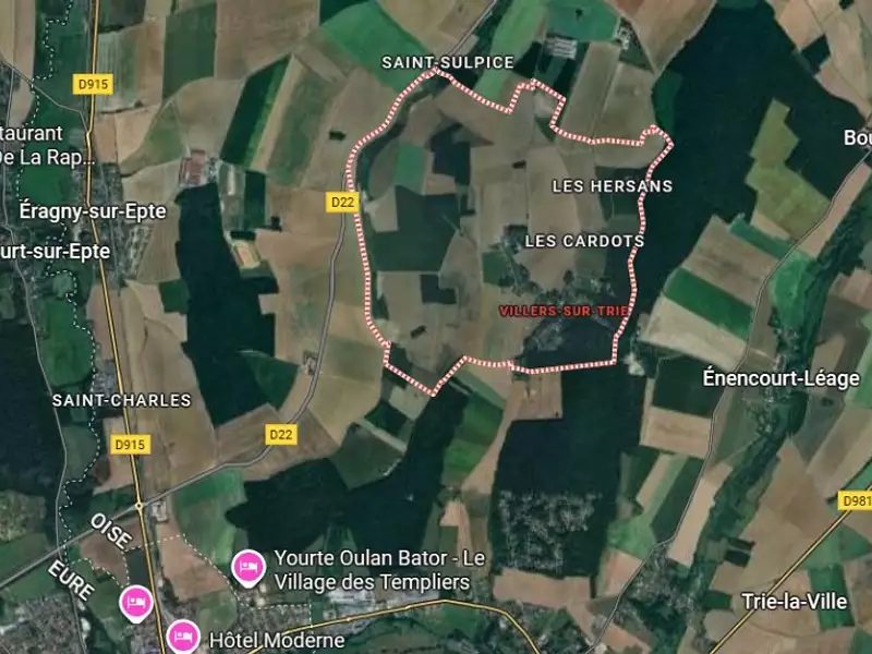 Terrain à bâtir, 500 m² - Trie-Château (60590)