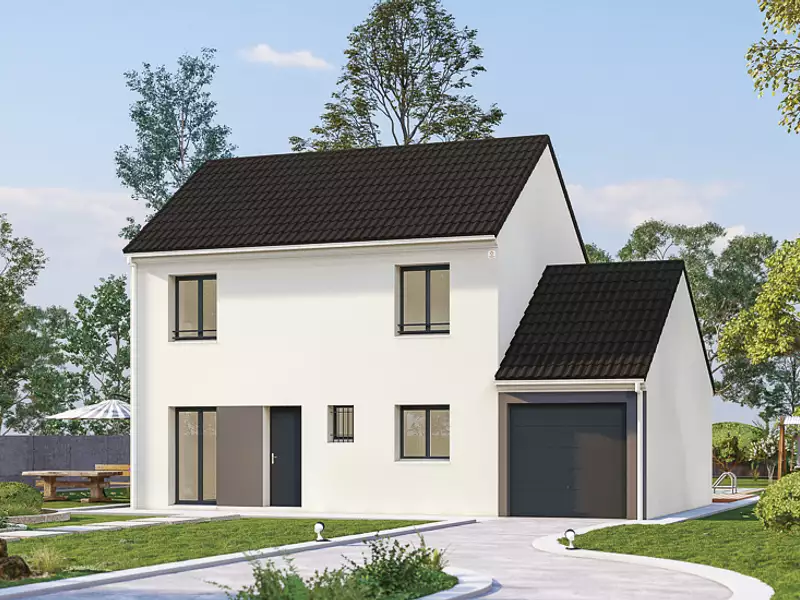 Maison neuve, 87 m² - Chanteloup-les-Vignes (78570)
