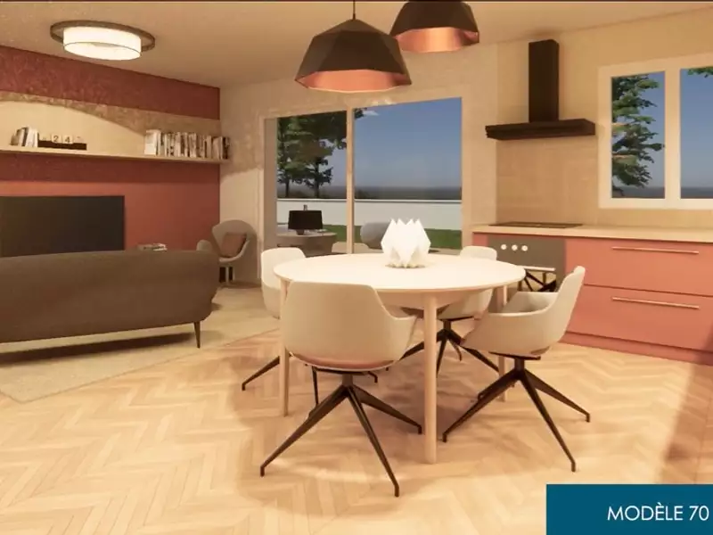 Maison neuve, 70 m² - Anais (17540)