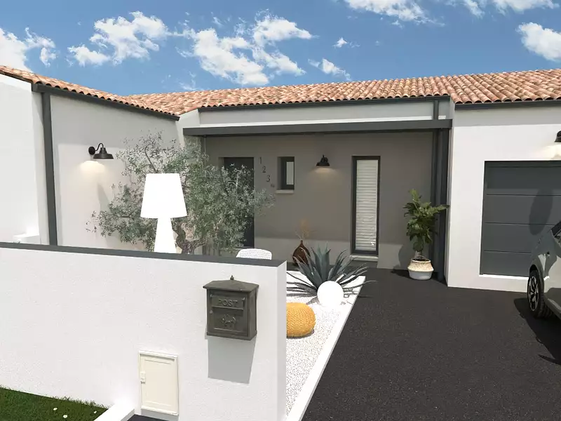 Maison neuve, 109 m² - Champagne (17620)
