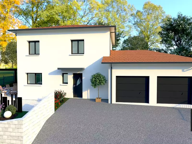 Maison neuve, 110 m² - Bressolles (01360)