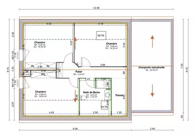 Maison neuve, 97 m²
