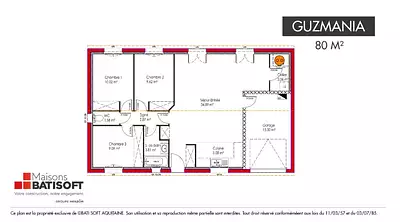 Maison neuve, 80 m²