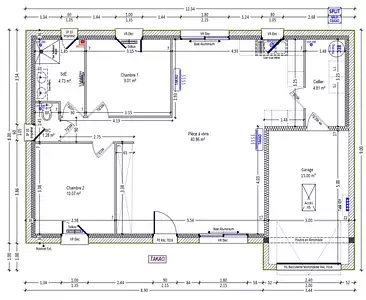 Maison neuve, 70 m²