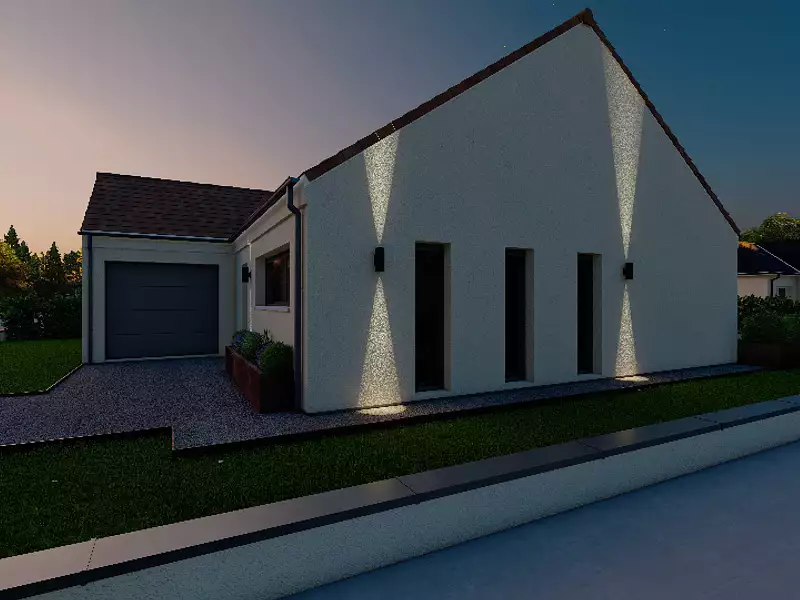 Maison neuve, 90 m² - Ménestreau-en-Villette (45240)