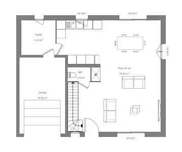 Maison neuve, 110 m²