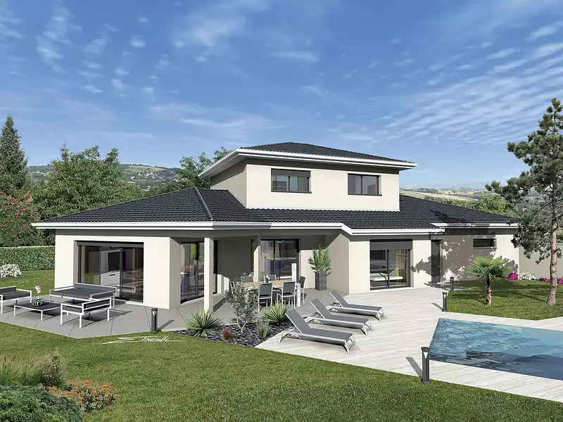 Maison neuve, 130 m² - Lucenay (69480)