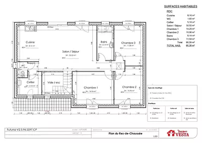 Maison neuve, 99 m²