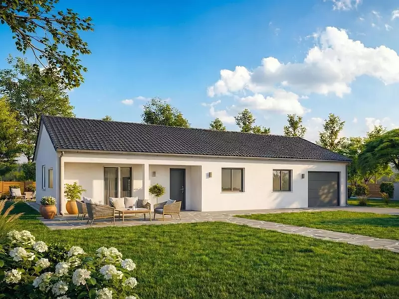 Maison neuve, 80 m² - Saint-Amand-sur-Fion (51300)